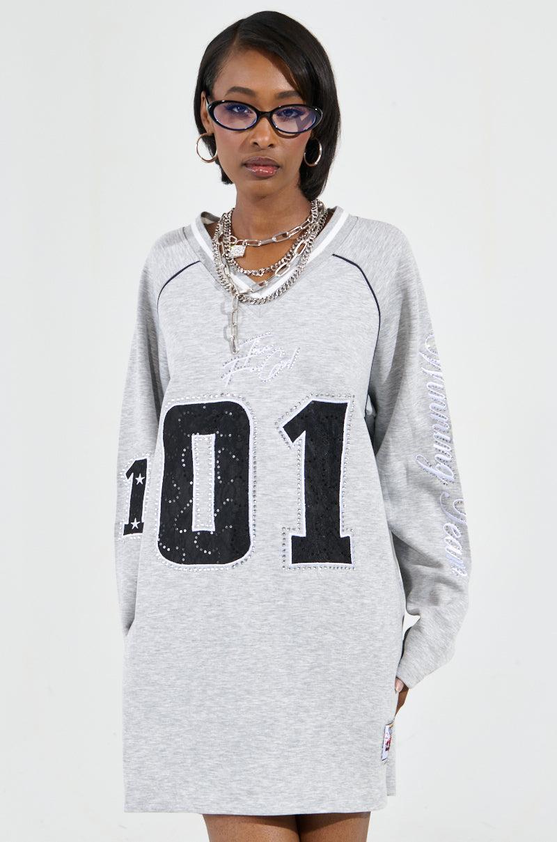 CATCH ME COURTSIDE SWEATSHIRT DRESS Product Image