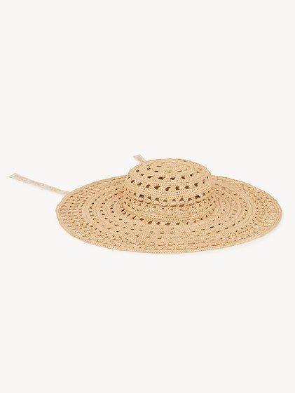 Capeline hat in raffia Product Image