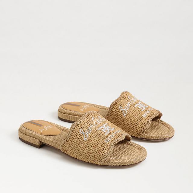 Sam Edelman Evette Slide Sandal Sandshell Raffia Product Image