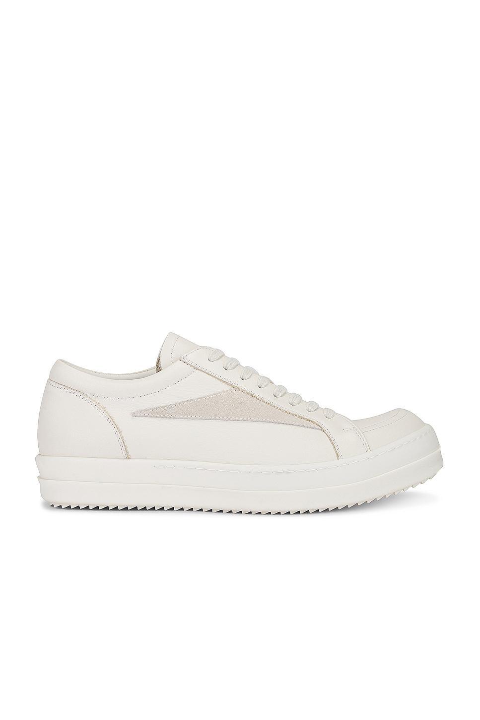 Rick Owens Vintage Sneaker in Cream Product Image