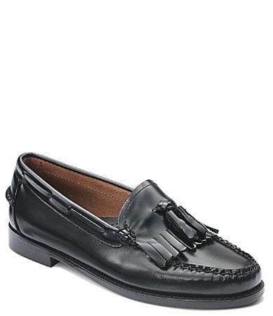 G.H. Bass Womens Esther Leather Tassel Detail Loafers Product Image