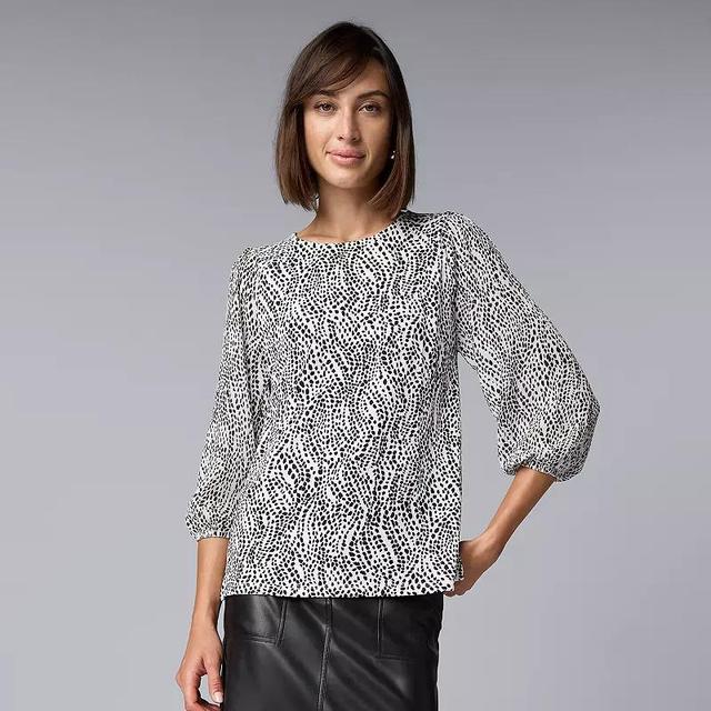 Womens Simply Vera Vera Wang Raglan Blouson Top Product Image