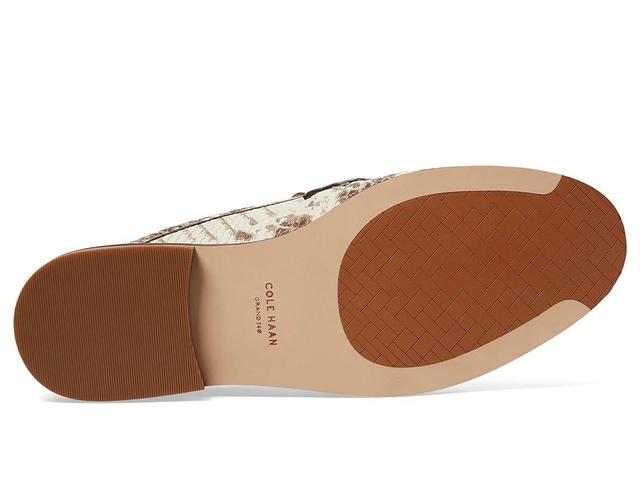 Cole Haan Lux Pinch Penny Mule (Sandollar Print Soho Snake Leather) Women's Flat Shoes Product Image