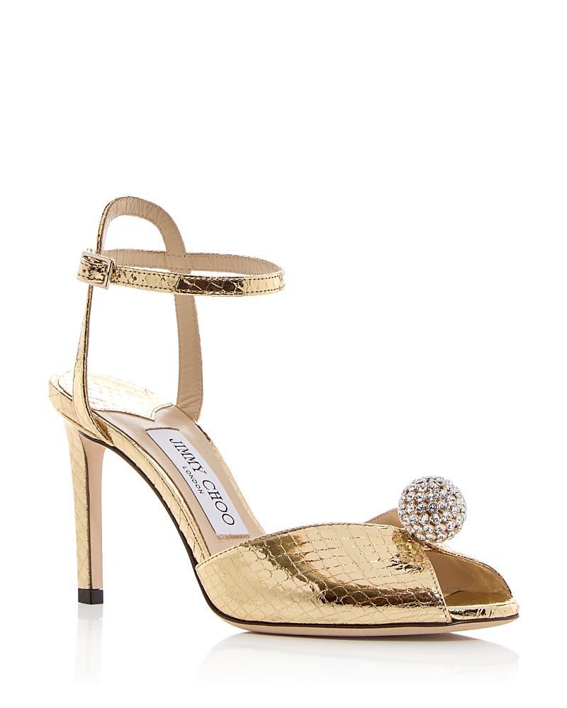 Jimmy Choo Womens Sacora 85 Embellished High Heel Sandals - Exclusive product image