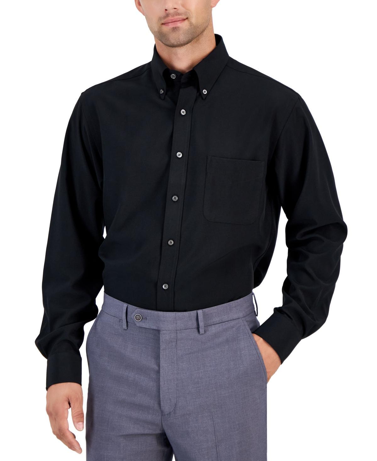 Club Room Mens Regular Fit Traveler Dress Shirt, Created for Macys Product Image