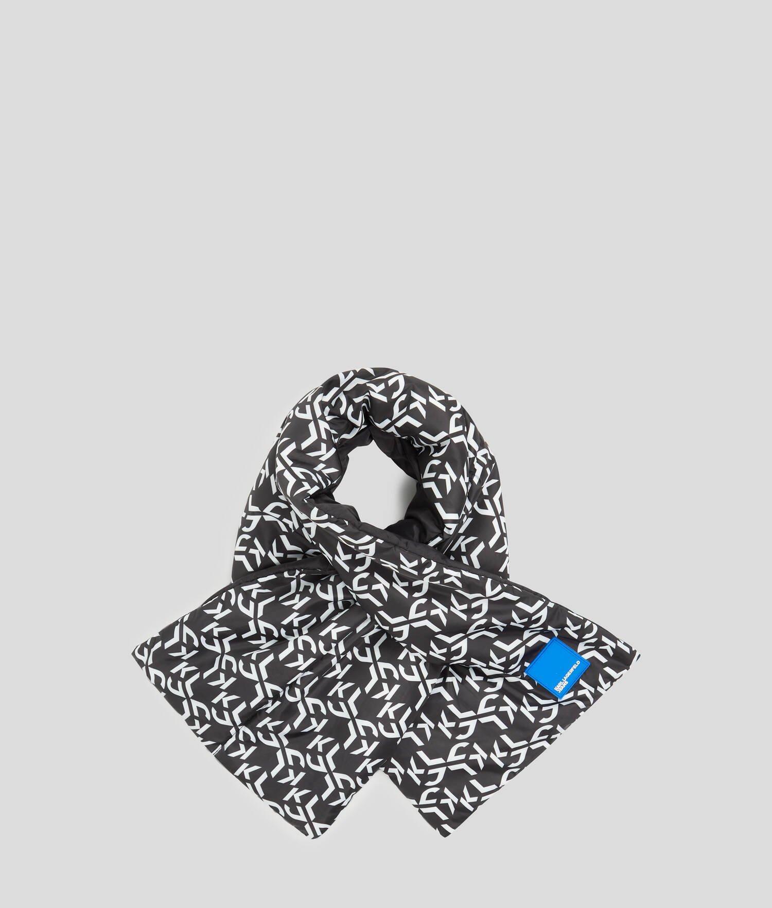 KLJ MONOGRAM PUFFY SCARF Product Image