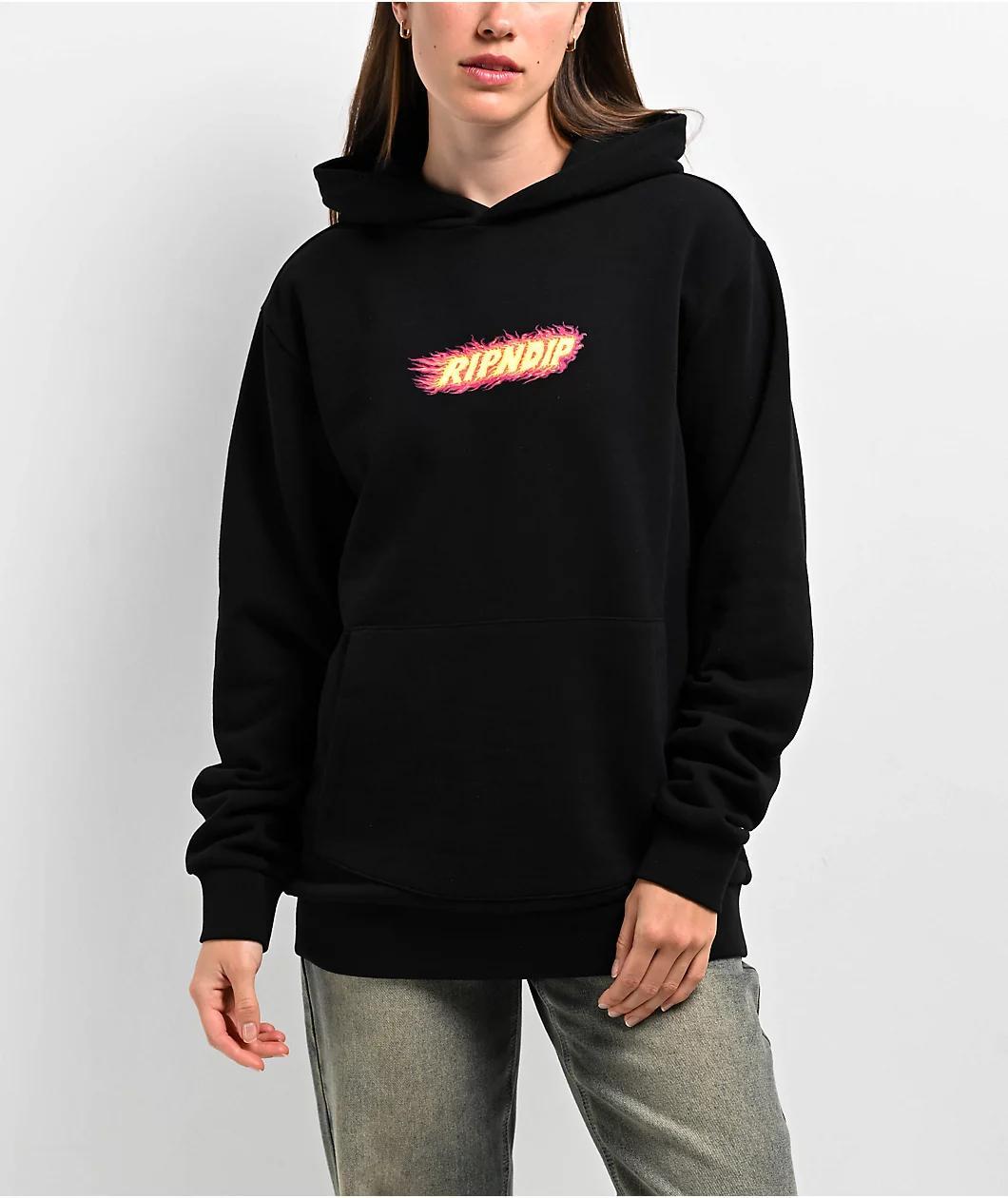 RIPNDIP Risky Business Black Hoodie Product Image