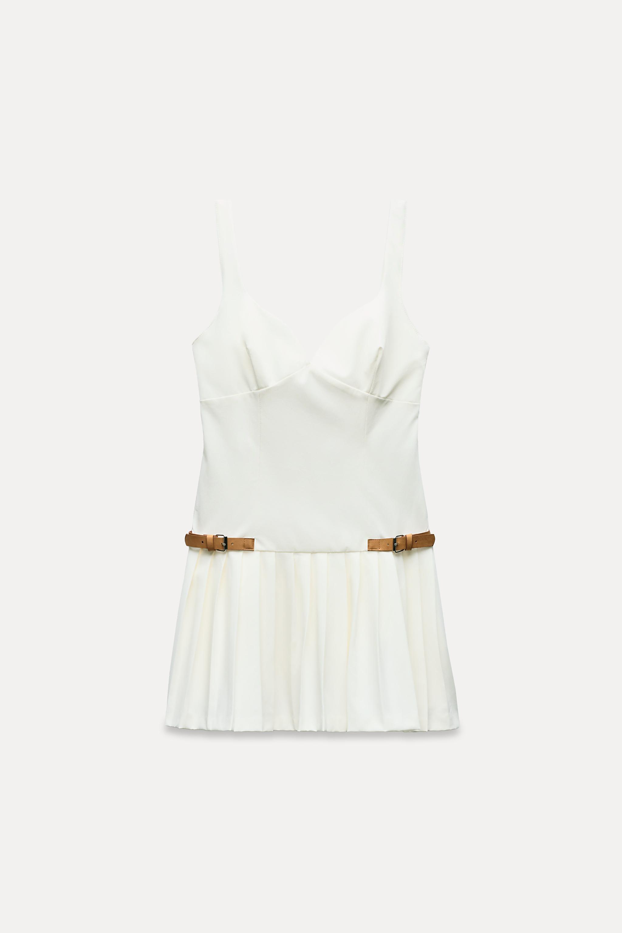 PLEATED TABS DRESS Product Image