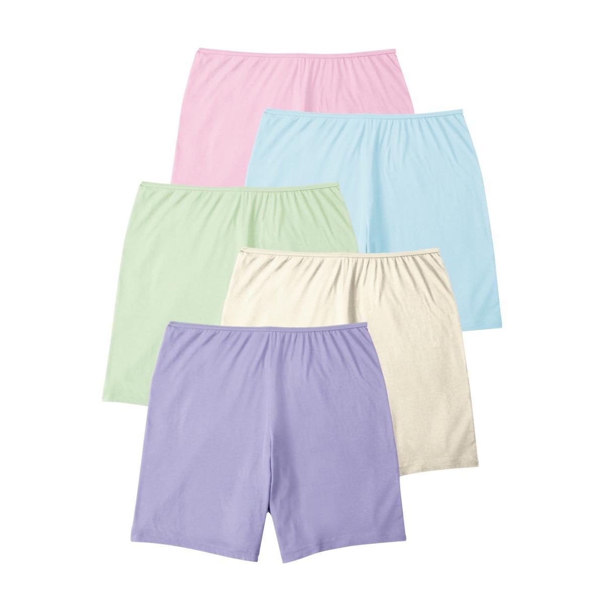 Comfort Choice Womens Cotton Boxer 5-Pack Product Image