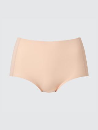 Womens Airism Ultra Seamless High-Rise Briefs with Quick-Drying Beige Large UNIQLO US Product Image