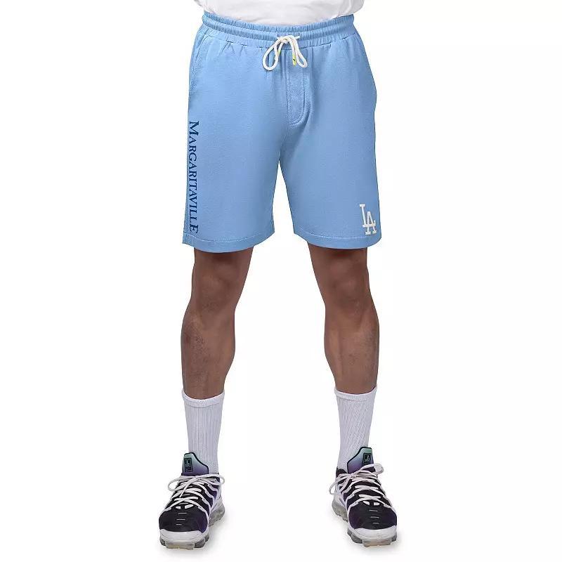 Mens Margaritaville Blue New York Yankees Peached French Terry Shorts Product Image