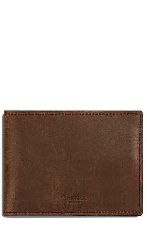 Shinola Navigator Leather Wallet Product Image