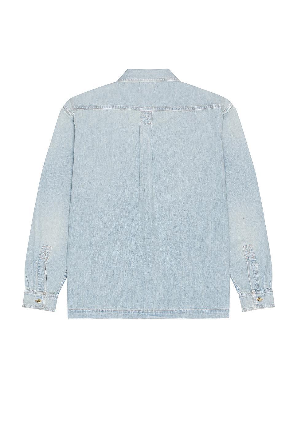 JOHN ELLIOTT Princeton Work Shirt Blue. (also in L). Product Image