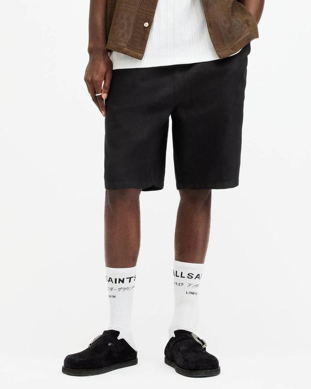 Hanbury Linen Blend Straight Fit Shorts Product Image