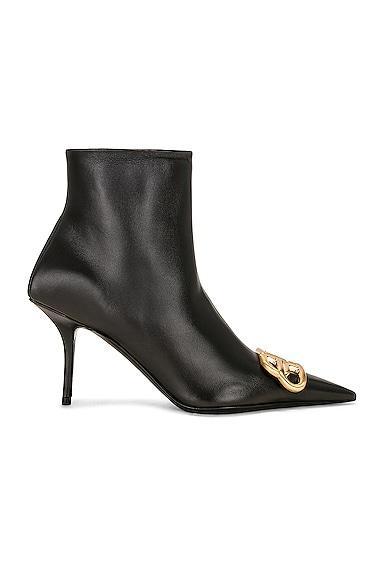 Balenciaga Square Knife BB Bootie in Black Product Image