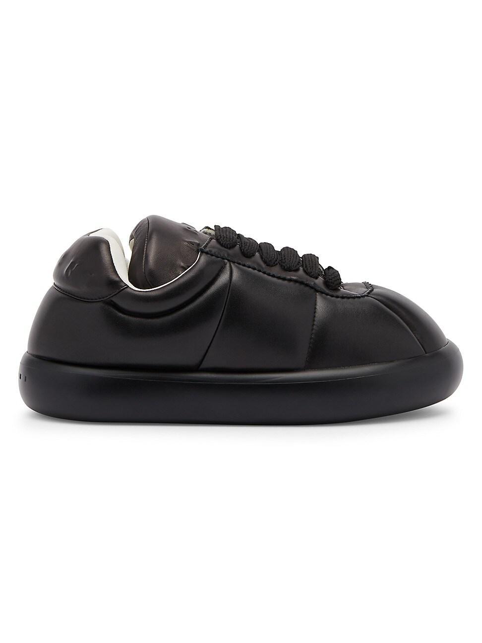 Mens Oversized Leather Sneakers Product Image