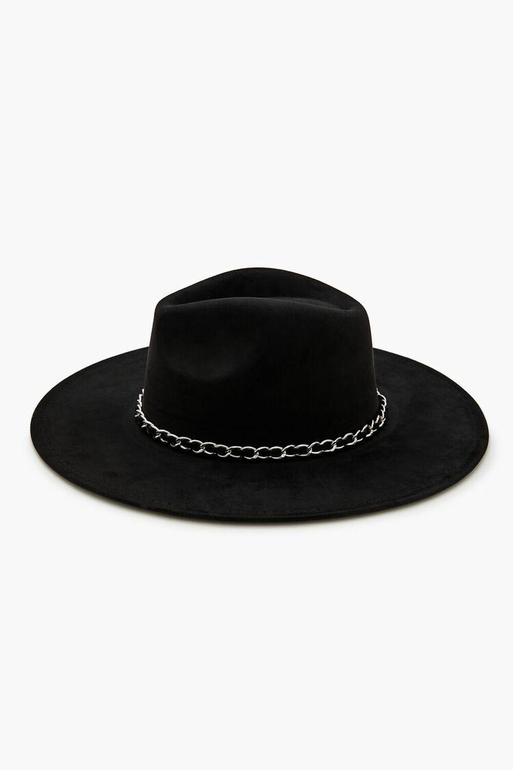 Curb Chain-Trim Fedora | Forever 21 Product Image