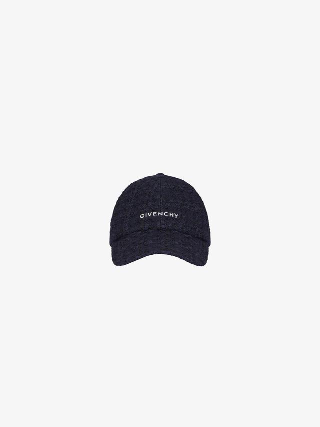 GIVENCHY embroidered cap in tweed Product Image