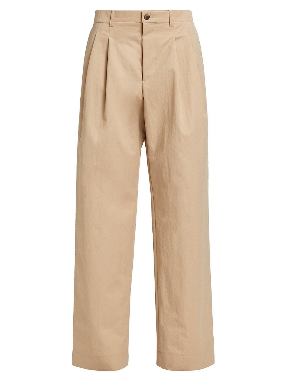 Womens Drill Wide-Leg Chino Pants product image