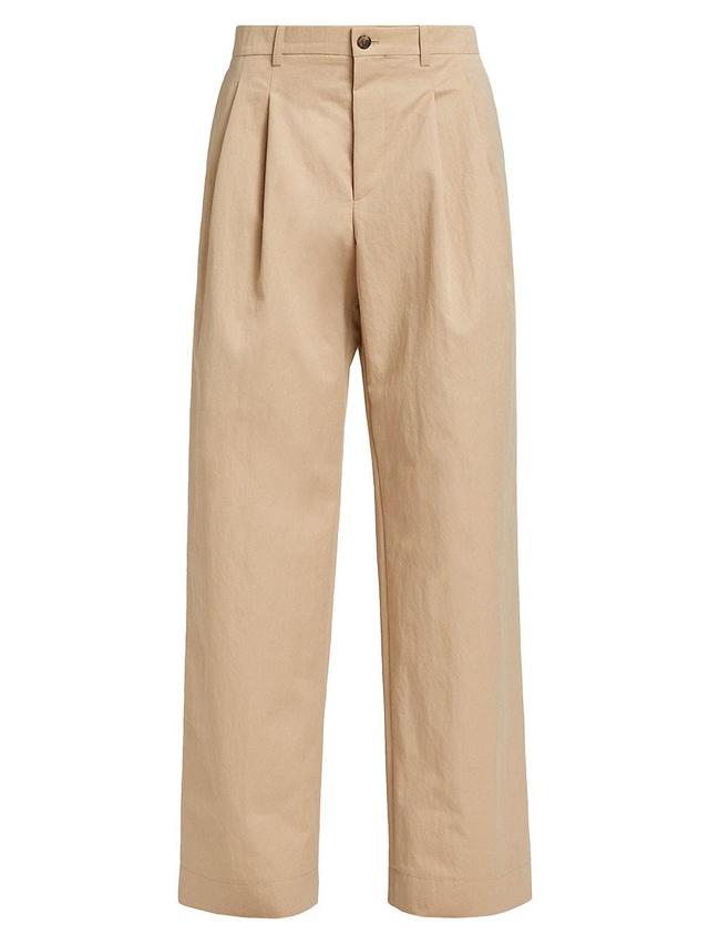 Womens Drill Wide-Leg Chino Pants Product Image