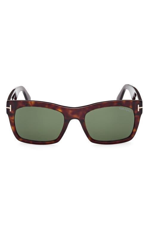 Mens 56MM Rectangular Sunglasses Product Image