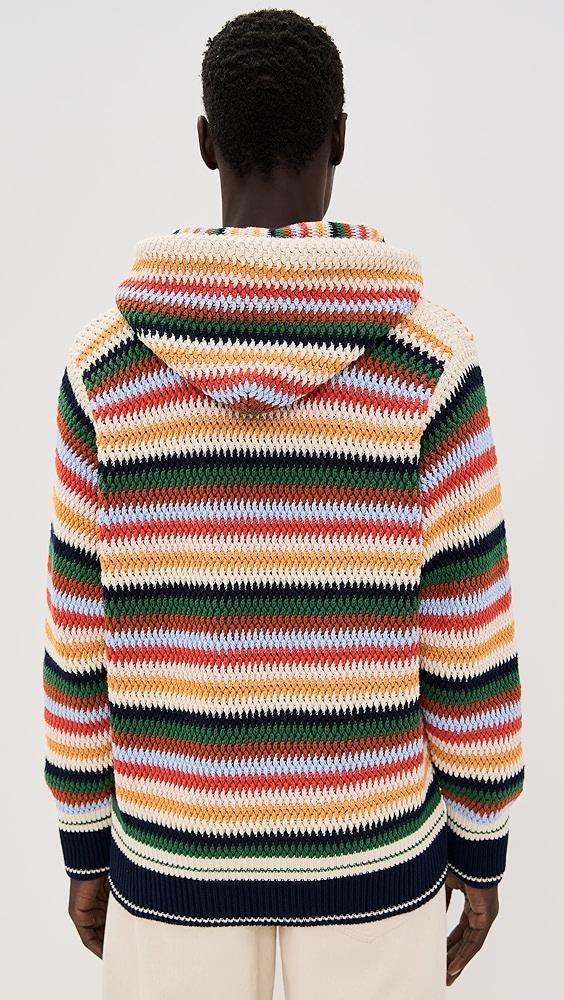 Orlebar Brown Kirk Striped Hoodie | Shopbop Product Image