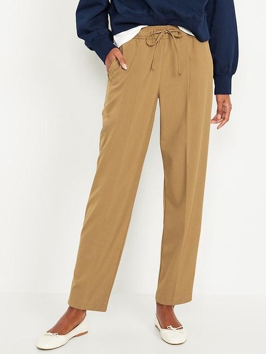 High-Waisted Billie Straight Trouser Product Image