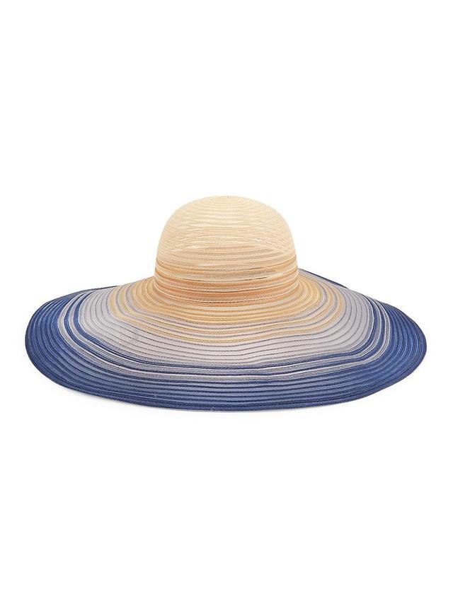 Womens Sunny Wide-Brim Ombr Sun Hat Product Image