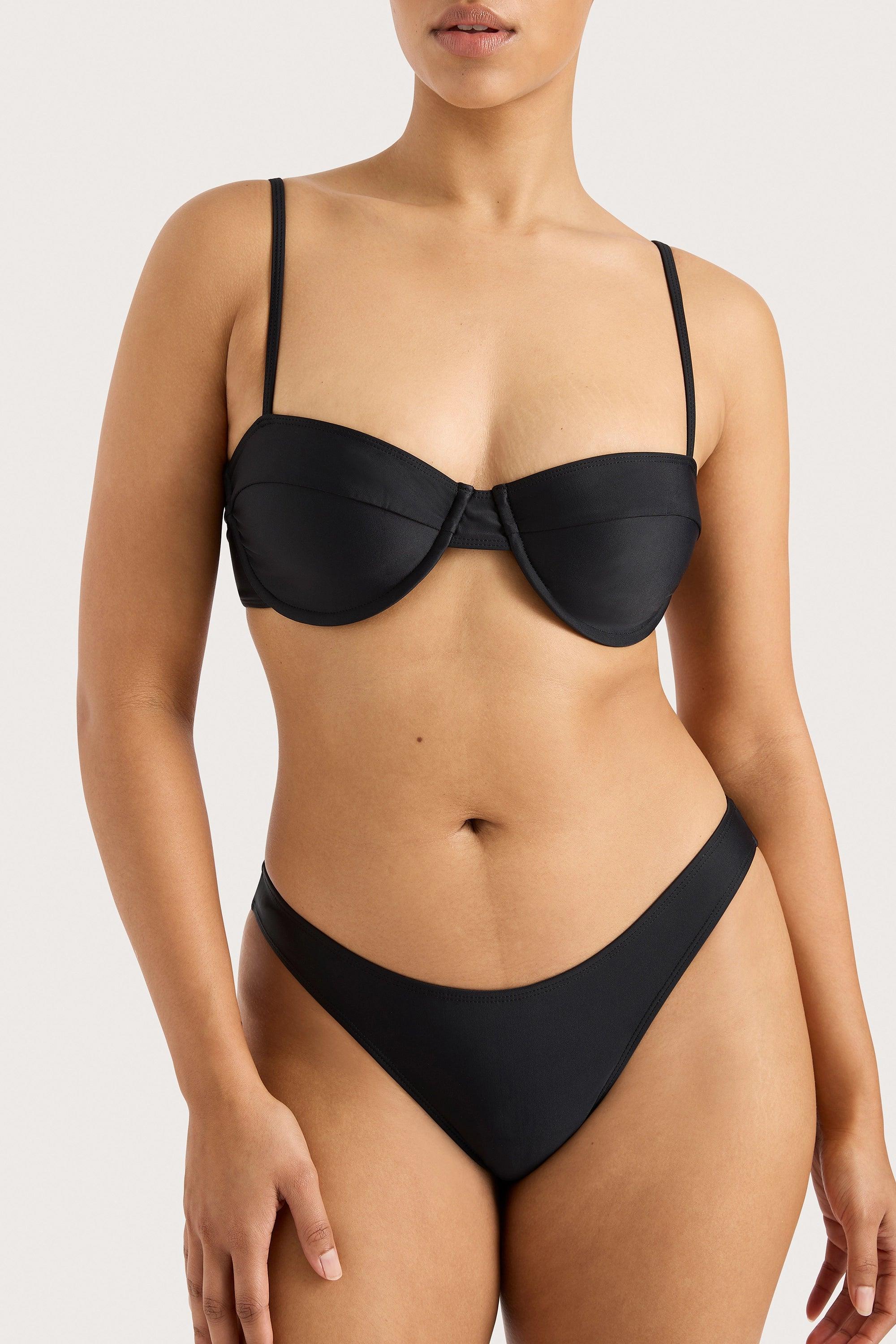 Bebe Bikini Bottom Black Product Image