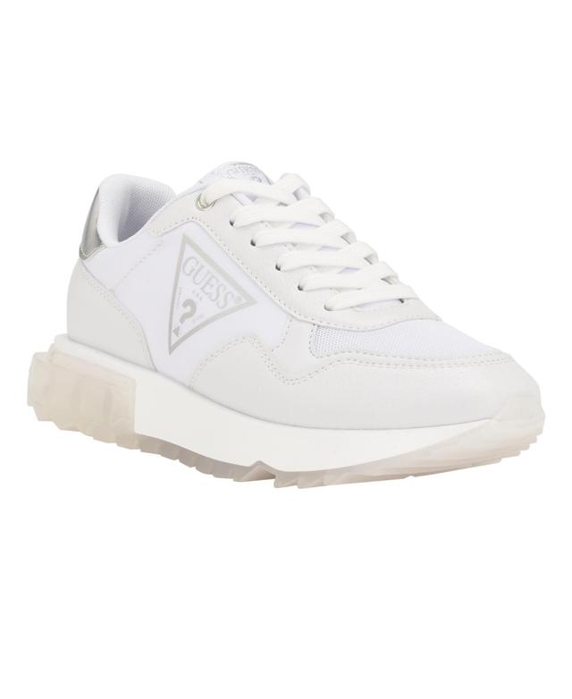 Guess Womens Melany Easy Going Logo Retro Jogging Sneakers Product Image