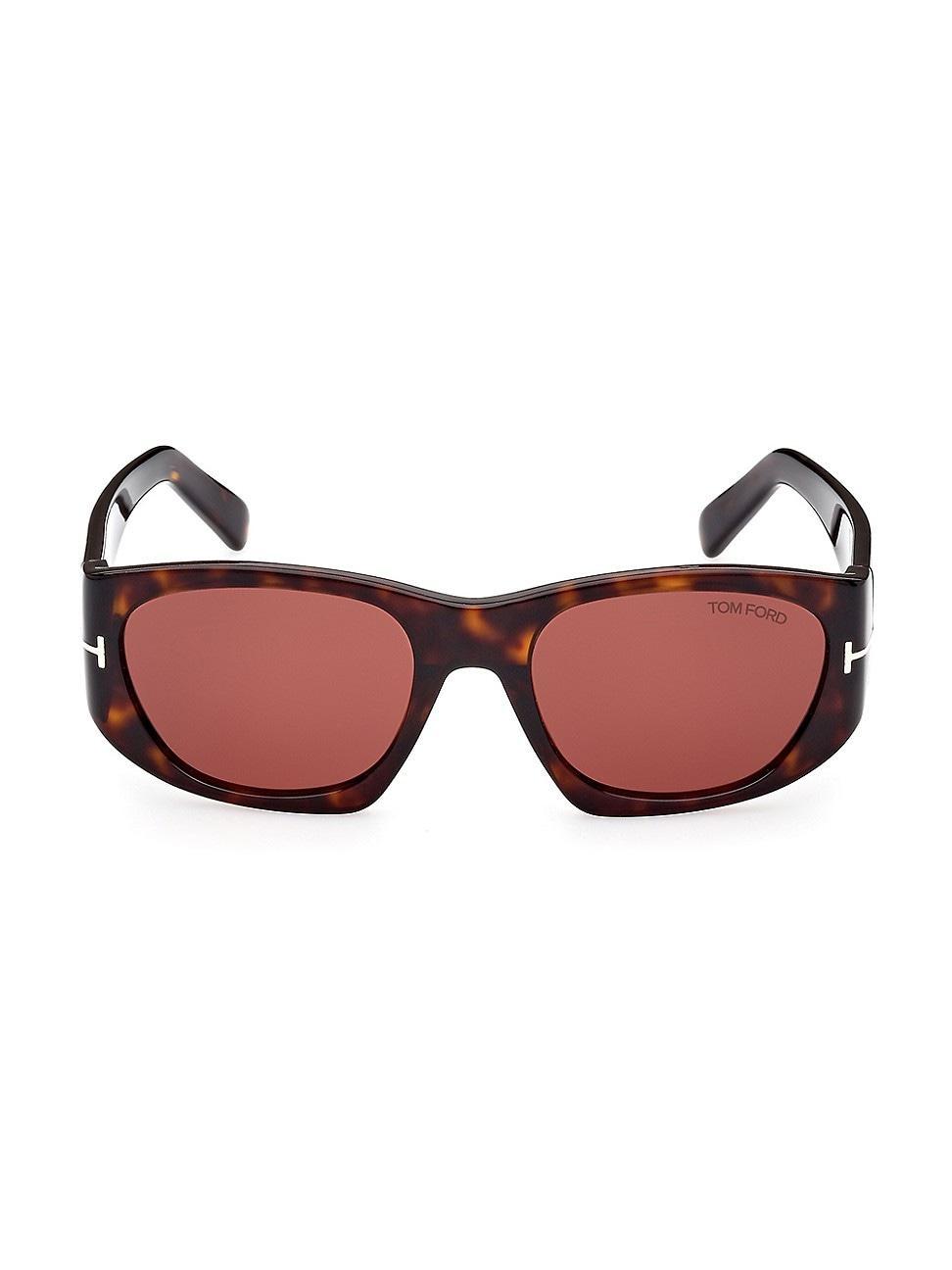 Mens Cyrille 53MM Tortoiseshell Sunglasses Product Image