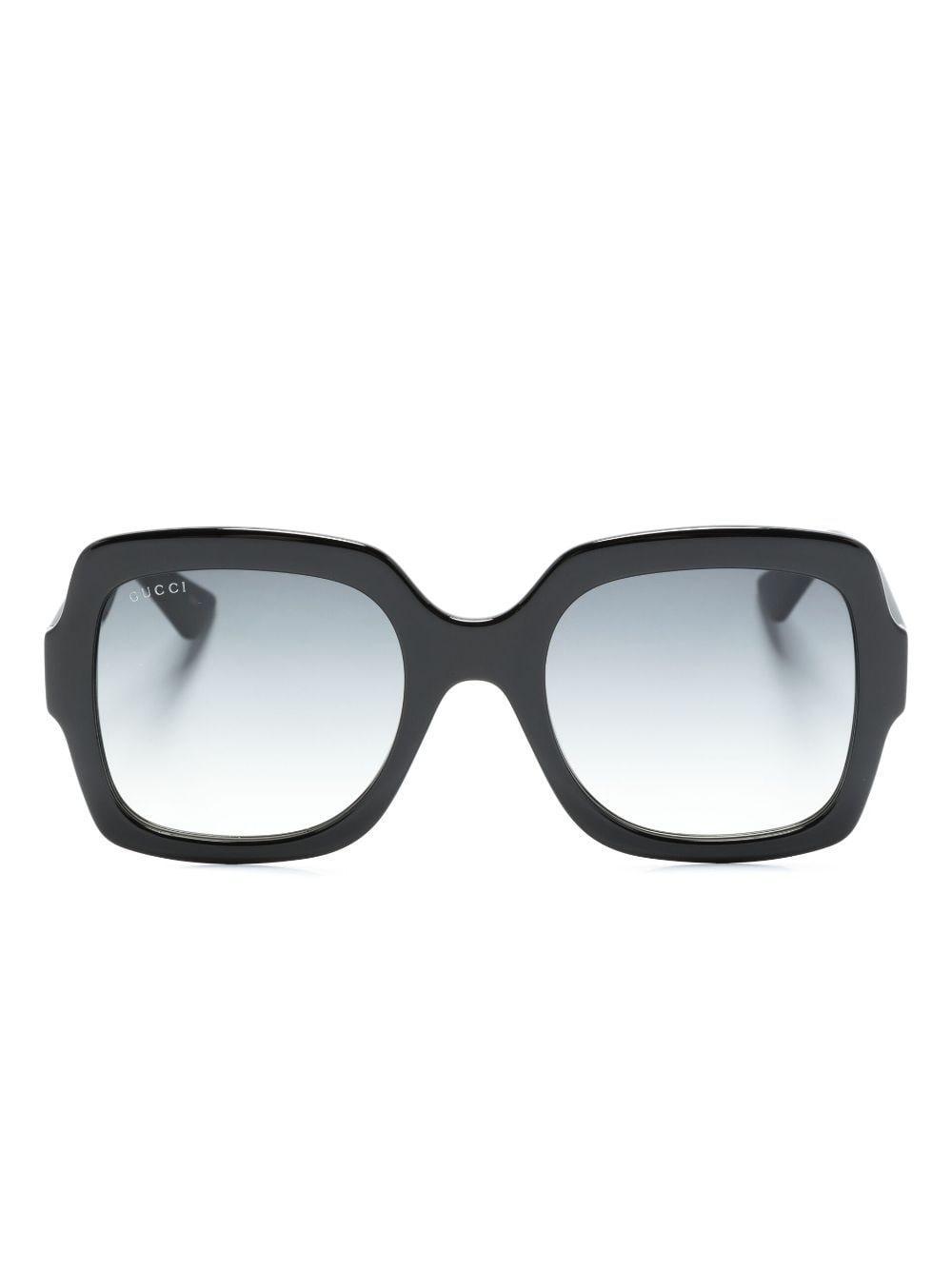 Oversized Logo-arm Sunglasses In Black product image