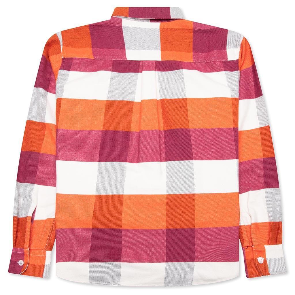 Lyman L/S Shirt - Lyman Check/Kumquat Male Product Image