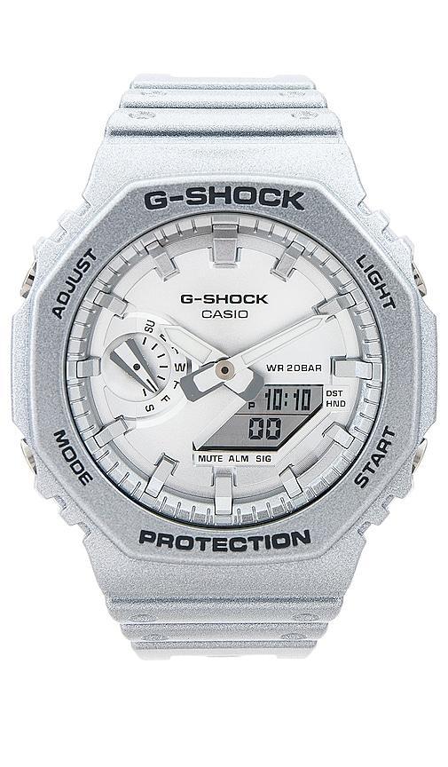 G-Shock Mens Ana-Digi Silver Resin Strap Watch Product Image