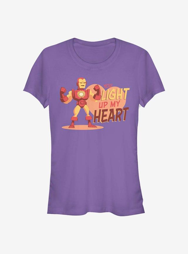 Marvel Iron Man Iron Heart Girls T-Shirt Product Image