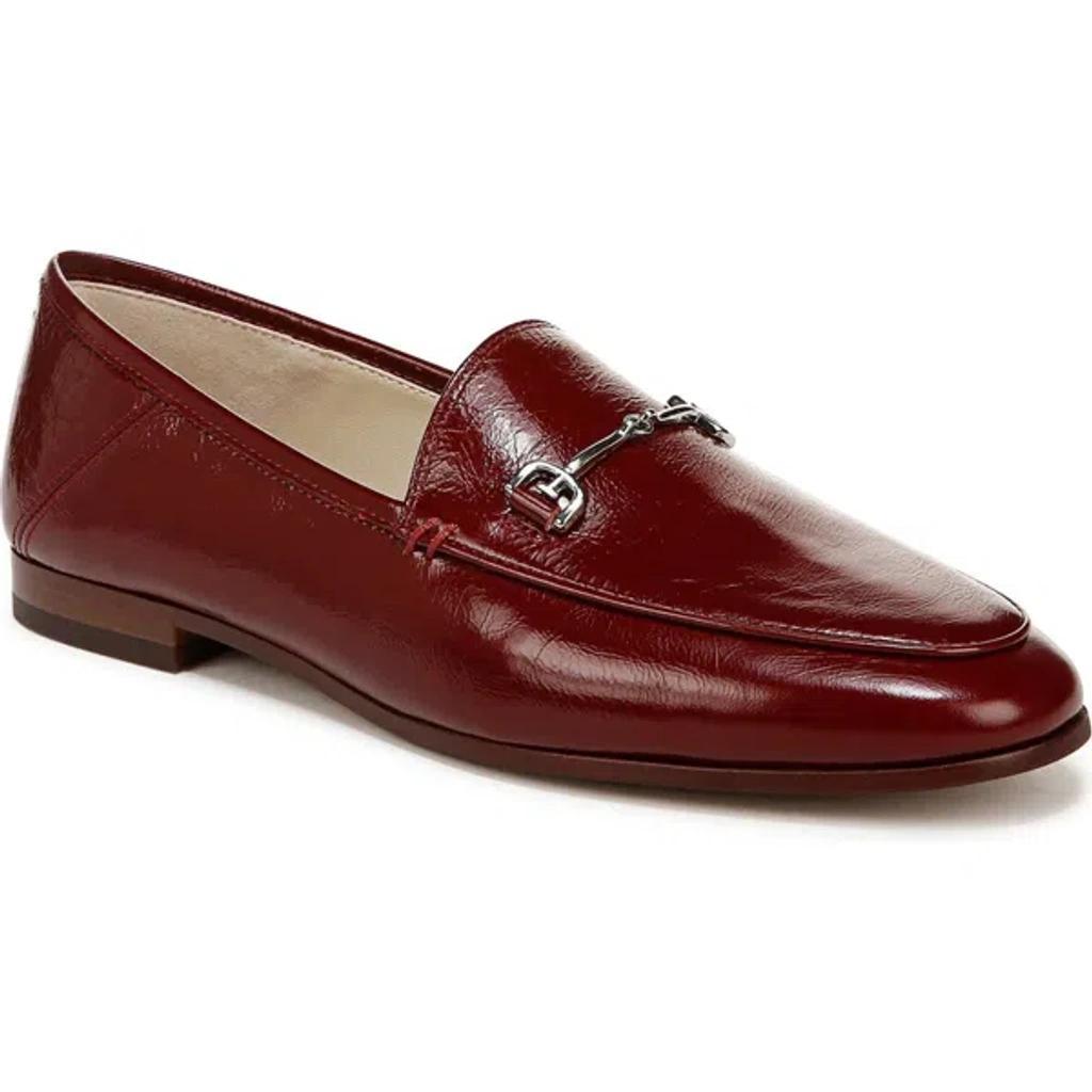 SAM EDELMAN Loraine Bit Loafer In Cabernet Red Patent Product Image