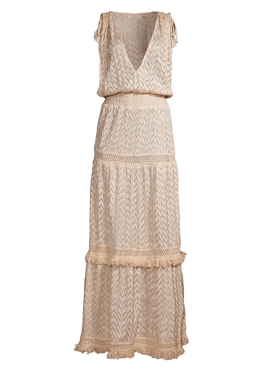 Dorothy Fringe-Trim Maxi Dress Product Image