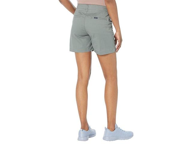 Lee 5 Chino Shorts (Fort Green) Women's Shorts Product Image