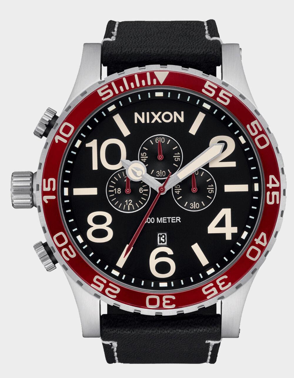 NIXON 51-30 Chrono Leather Watch Product Image