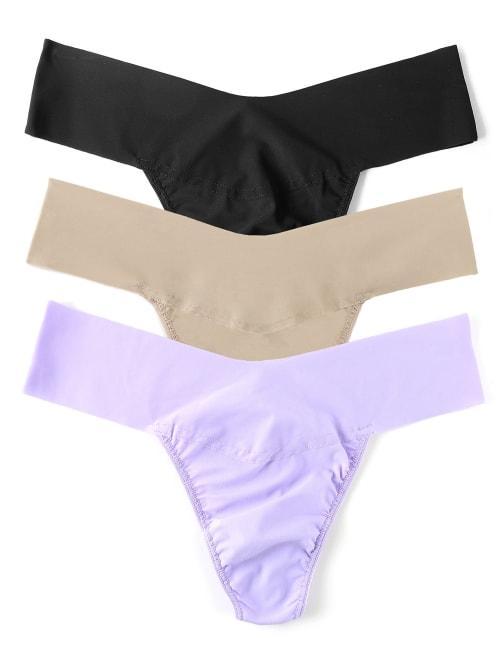 Hanky Panky Breathe Assorted 3-Pack V-Cut Thongs Product Image