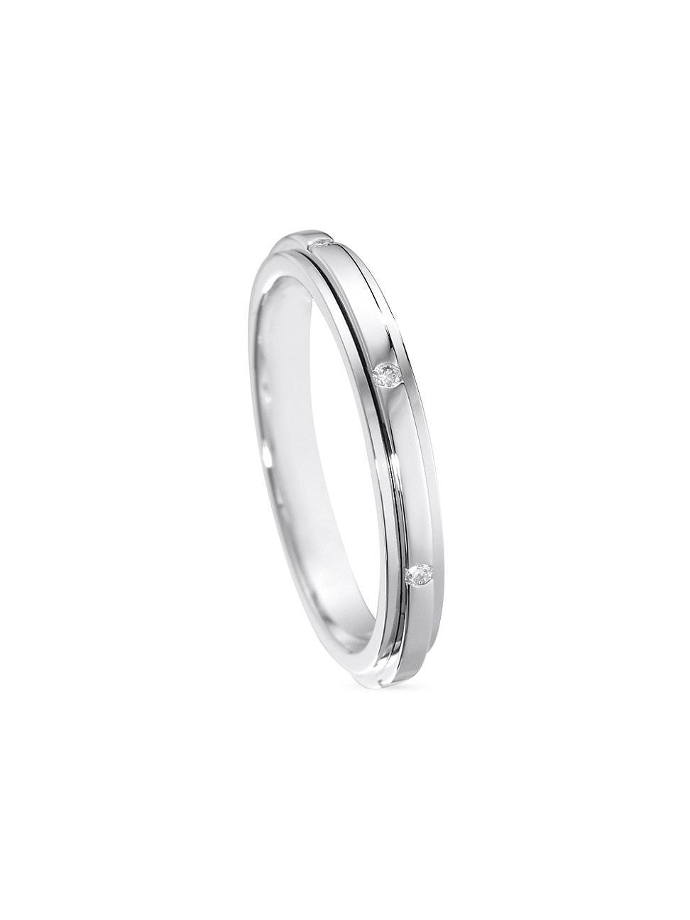 Womens Possession 18K White Gold & 0.06 TCW Diamond Wedding Band Product Image