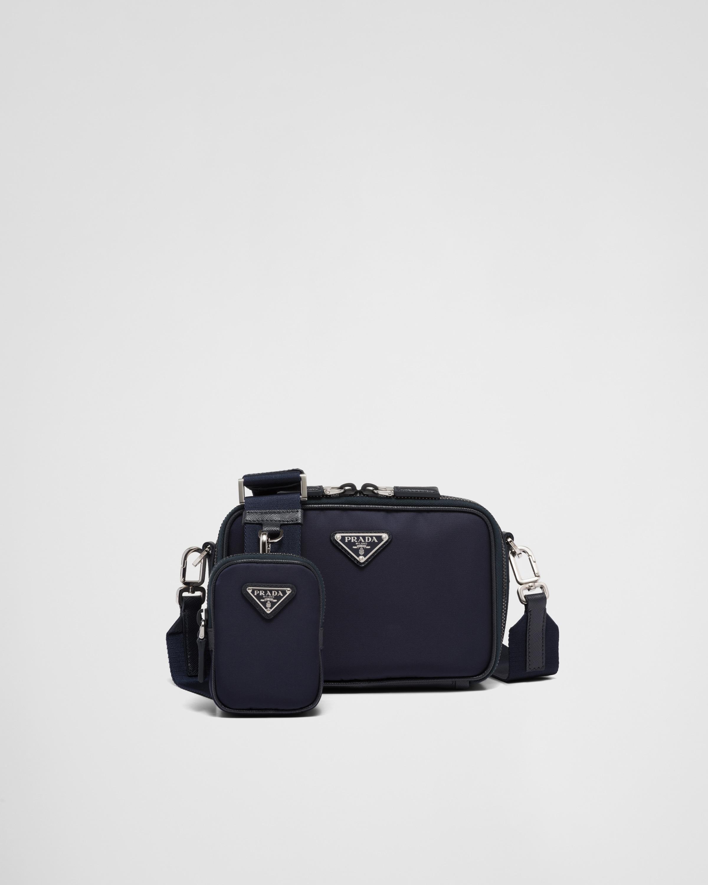 Prada Brique Re-Nylon and Saffiano leather bag Product Image