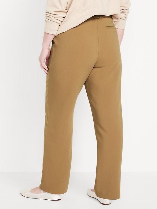 Extra High-Waisted Taylor Trouser Straight Pants Product Image