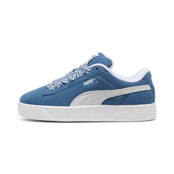 PUMA Suede XL Lace Women's Sneakers in Blue Horizon/White Product Image