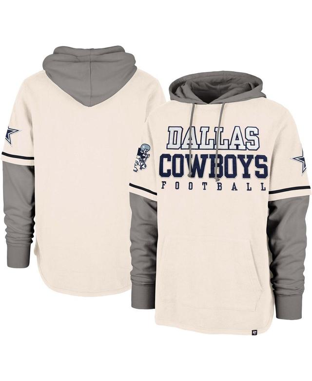 Mens 47 Cream Dallas Cowboys Shortstop Pullover Hoodie Product Image