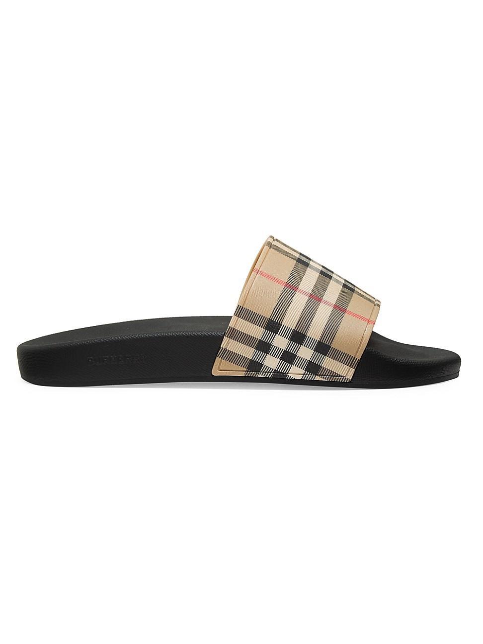 burberry Furley Check Slide Sandal Product Image