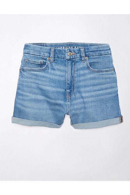 AE Stretch Curvy Denim Mom Short Women's Product Image