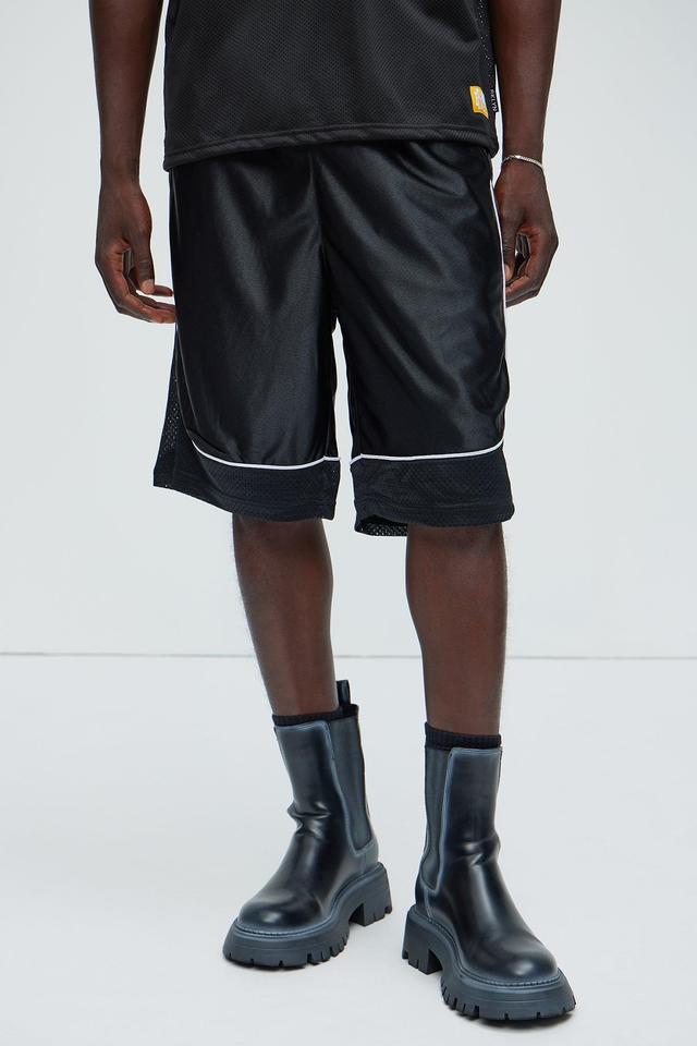 Game Time Mesh Shorts - Black Product Image