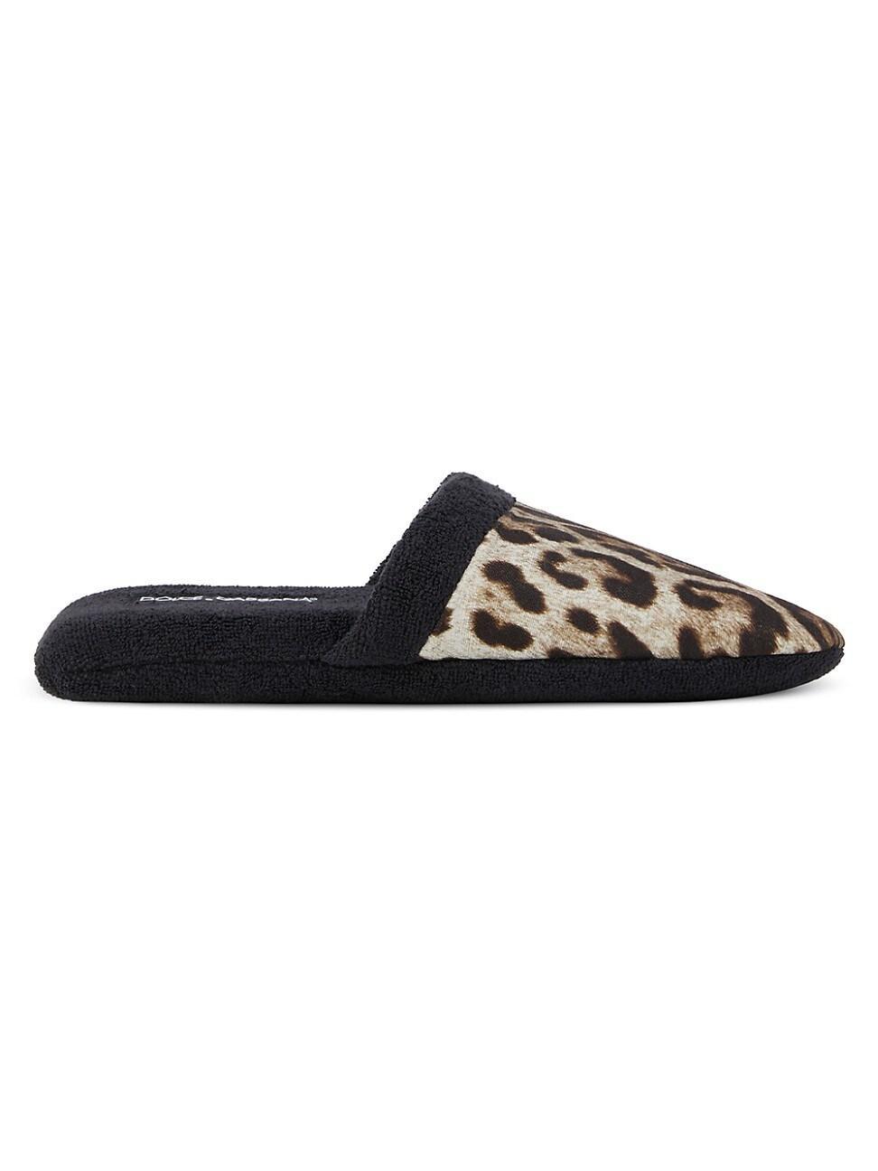 Womens Leopard Slippers Product Image