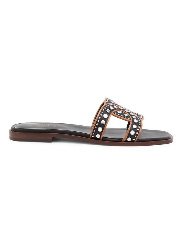 Womens Kate Embellished Leather Sandals Product Image